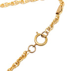 Chanel CC Logo Chain Necklace Gold Plated Rhinestone — view 4