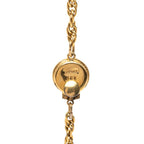 Chanel Vintage CC Logo Coin Motiflog Chain Necklace Gold Plated — view 5