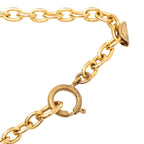 Chanel Vintage CC Logo Chain Necklace Gold Plated — view 5