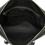 Saint Laurent Logo Shoulder Bag 2-Way Black Leather — view 4