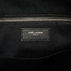 Saint Laurent Logo Shoulder Bag 2-Way Black Leather — view 5