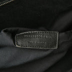 Saint Laurent Logo Shoulder Bag 2-Way Black Leather — view 6