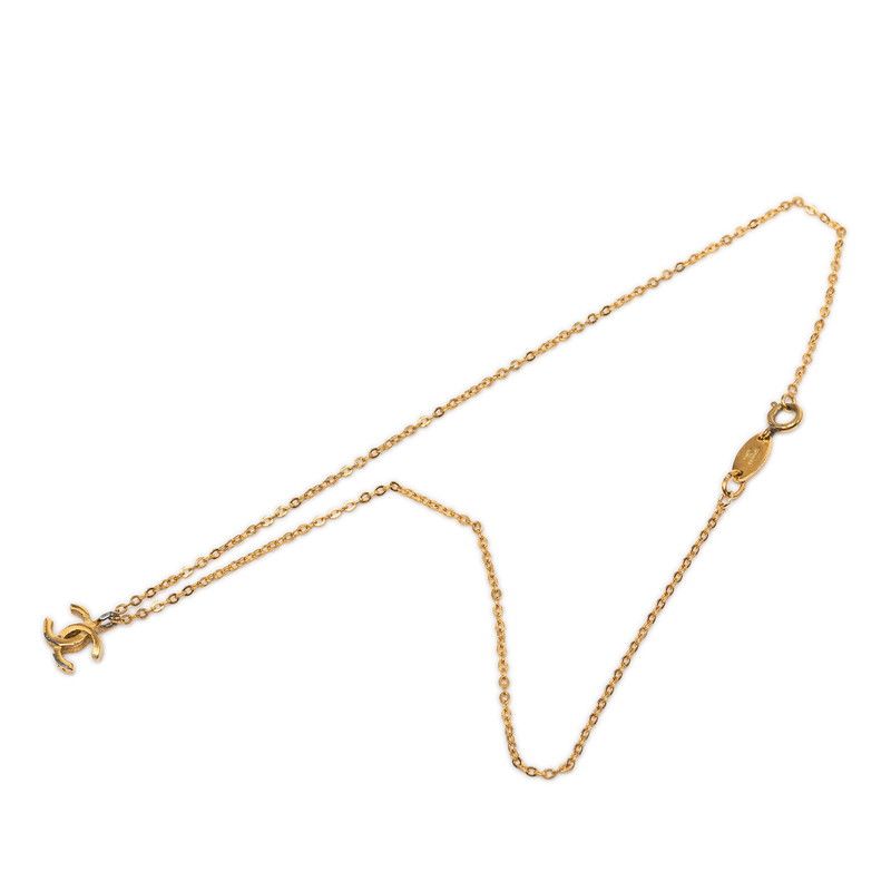 Chanel CC Logo Pendant Gold Plated — view 3