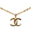Chanel CC Logo Pendant Gold Plated