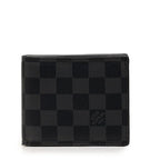 Louis Vuitton Damier Graphite Portefeuille Amerigo NM Bifold Wallet Black