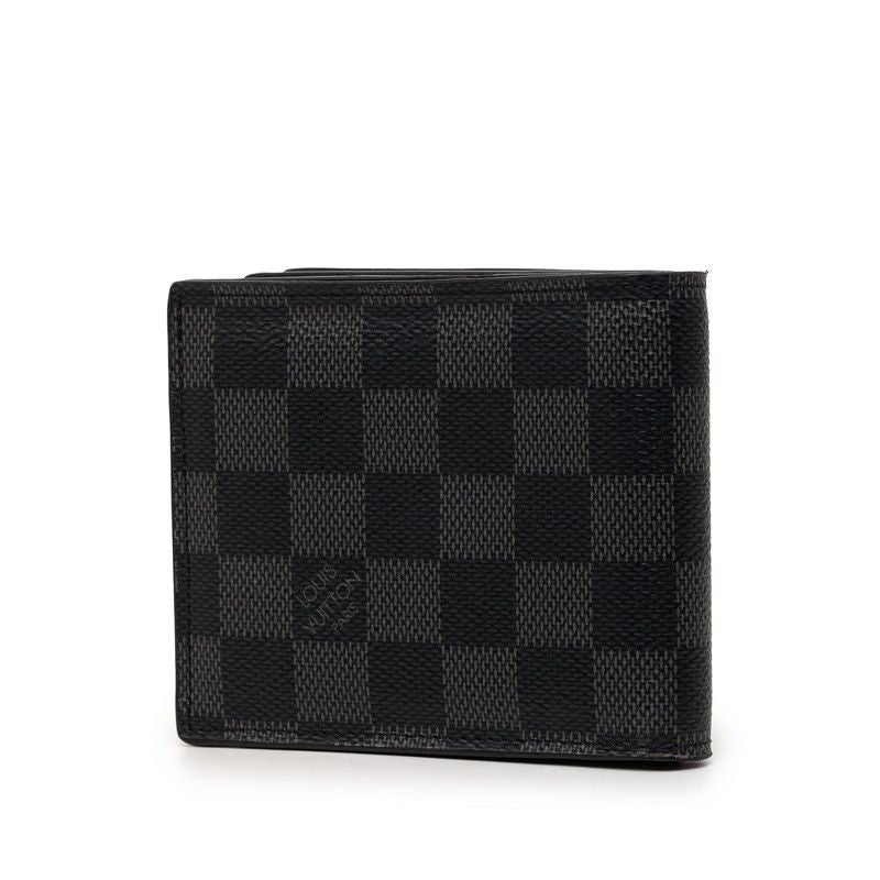Louis Vuitton Damier Graphite Portefeuille Amerigo NM Bifold Wallet Black — view 2