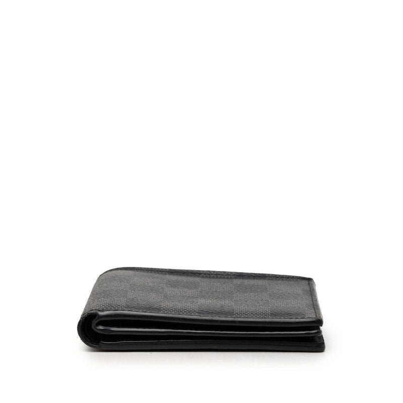 Louis Vuitton Damier Graphite Portefeuille Amerigo NM Bifold Wallet Black — view 3