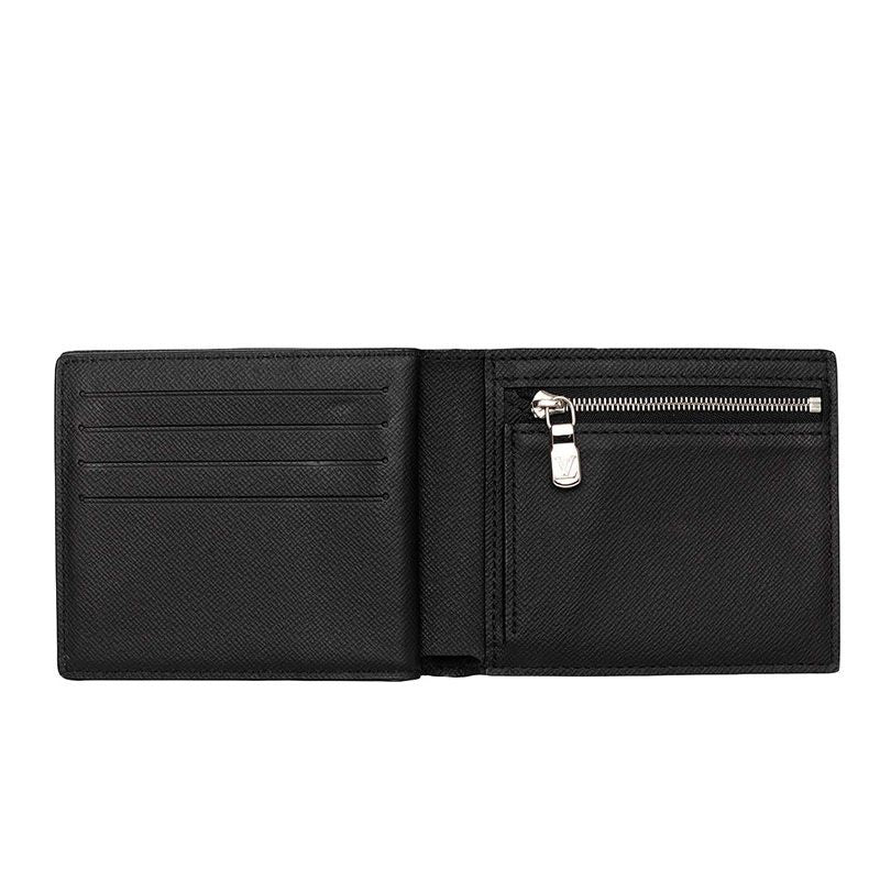 Louis Vuitton Damier Graphite Portefeuille Amerigo NM Bifold Wallet Black — view 4