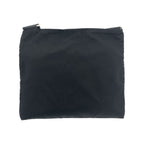 Prada Tessuto Black Silver Nylon Shoulder — view 2