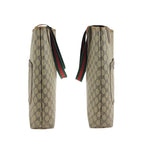 Gucci Vintage Sherry Line Beige Brown GG Supreme Canvas Tote Shoulder — view 8