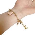 Louis Vuitton Sweet Monogram Bracelet Pink Gold — view 5