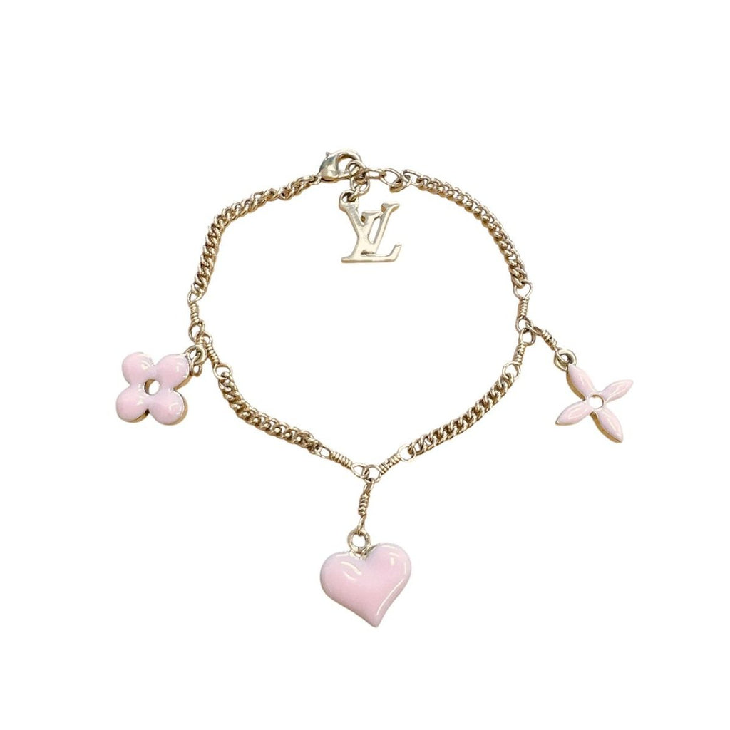 Louis Vuitton Sweet Monogram Bracelet Pink Gold