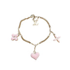 Louis Vuitton Sweet Monogram Bracelet Pink Gold