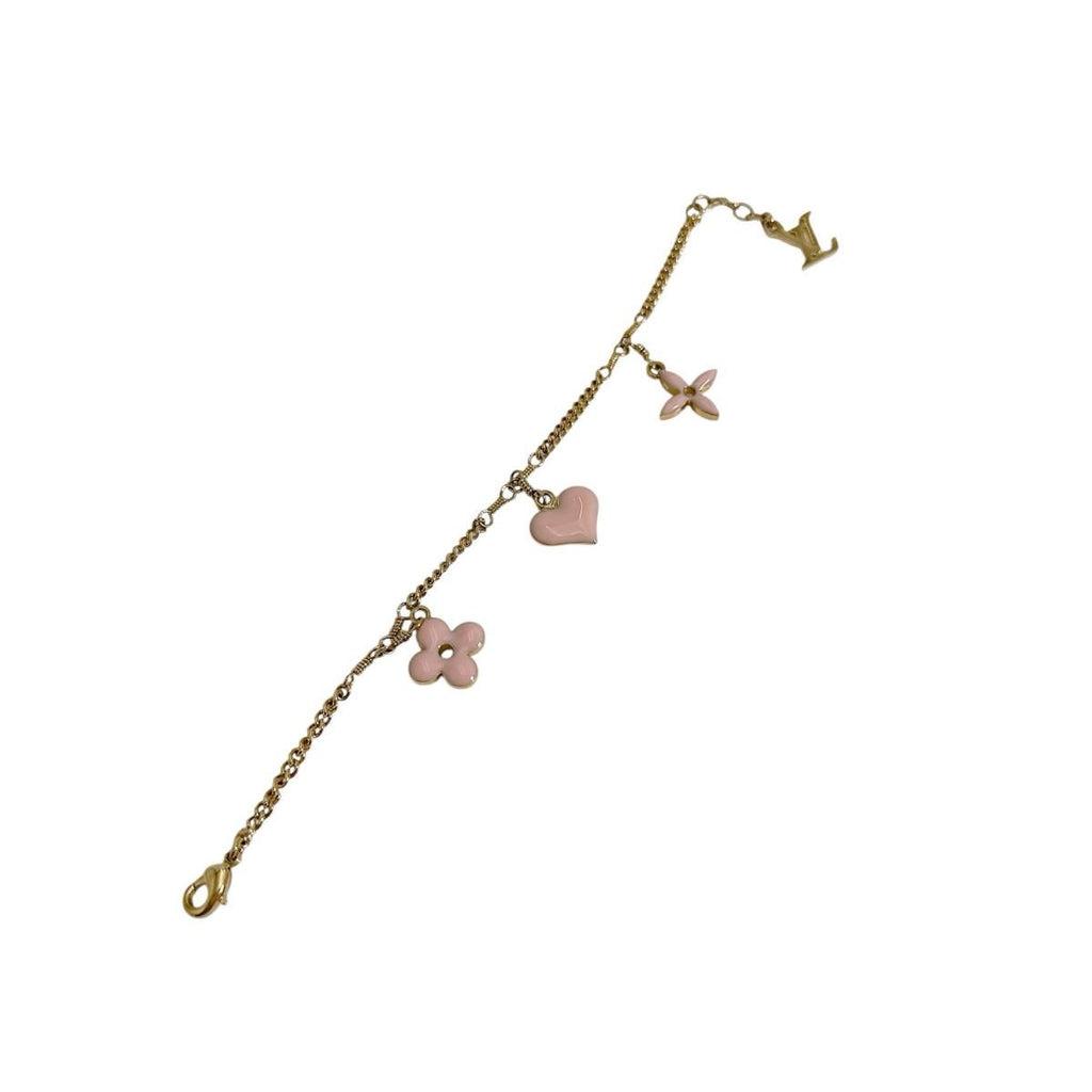 Louis Vuitton Sweet Monogram Bracelet Pink Gold — view 2