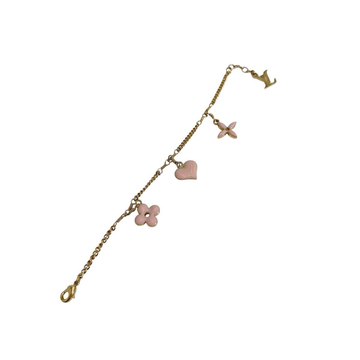 Louis Vuitton Sweet Monogram Bracelet Pink Gold — view 2