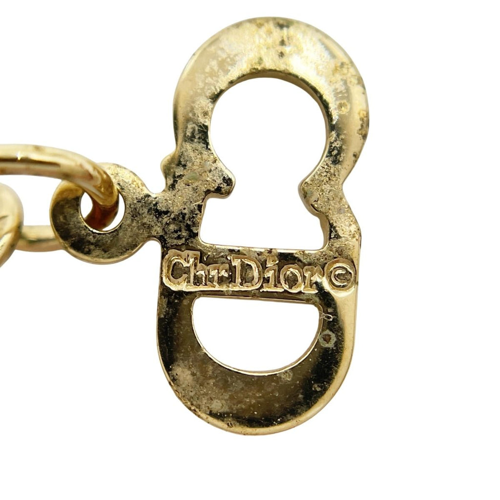 Dior Necklace Crystal Gold — view 8