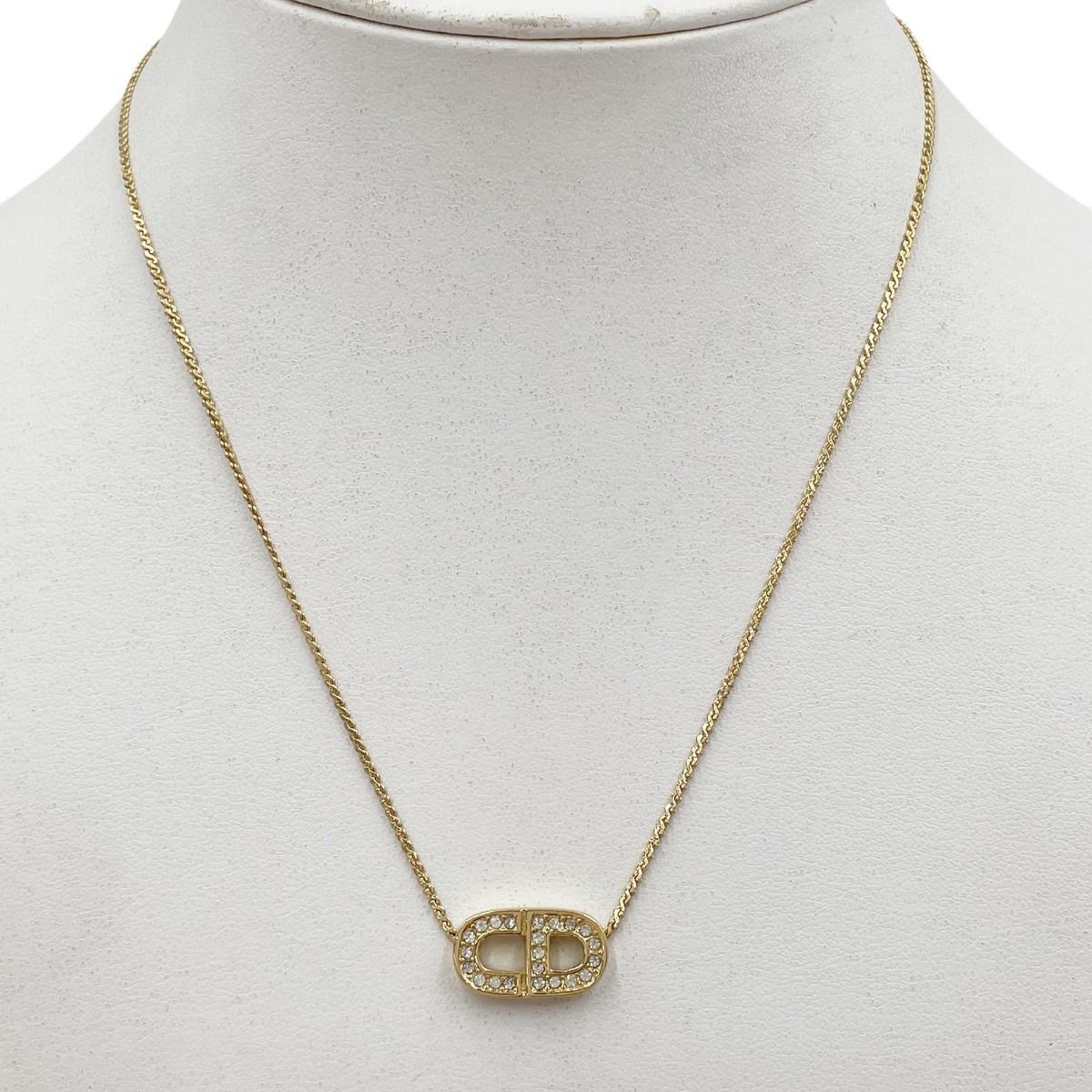 Dior Necklace Crystal Gold — view 2