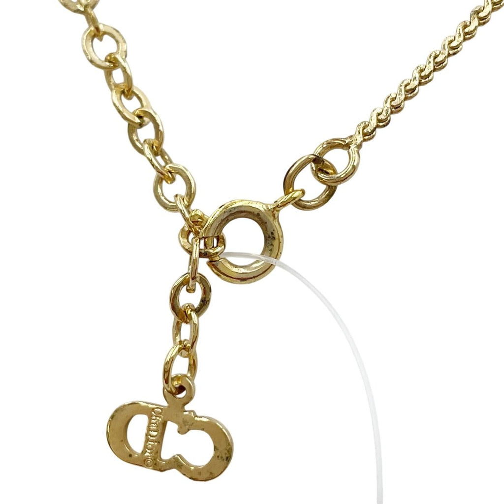 Dior Necklace Crystal Gold — view 7