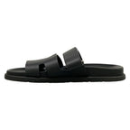 Hermes Sandals 41 Chypre Black Motif Leather — view 3