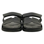 Hermes Sandals 41 Chypre Black Motif Leather — view 5