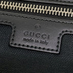 Gucci Shoulder Bag GG Supreme Canvas Dark Gray Dark Navy Red Strap Is Detachable — view 9