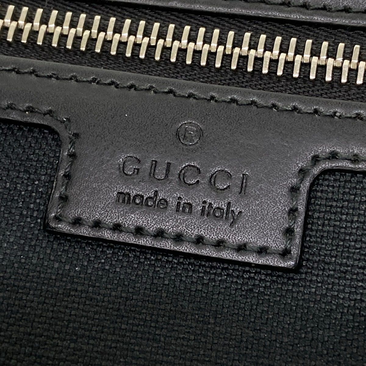 Gucci Shoulder Bag GG Supreme Canvas Dark Gray Dark Navy Red Strap Is Detachable — view 9