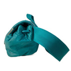 Bottega Veneta Waist Pouch Beak Belt Bag Blue Green Leather — view 4