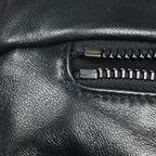Saint Laurent Logo Tote Leather Black — view 7
