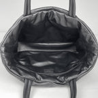 Saint Laurent Logo Tote Leather Black — view 8