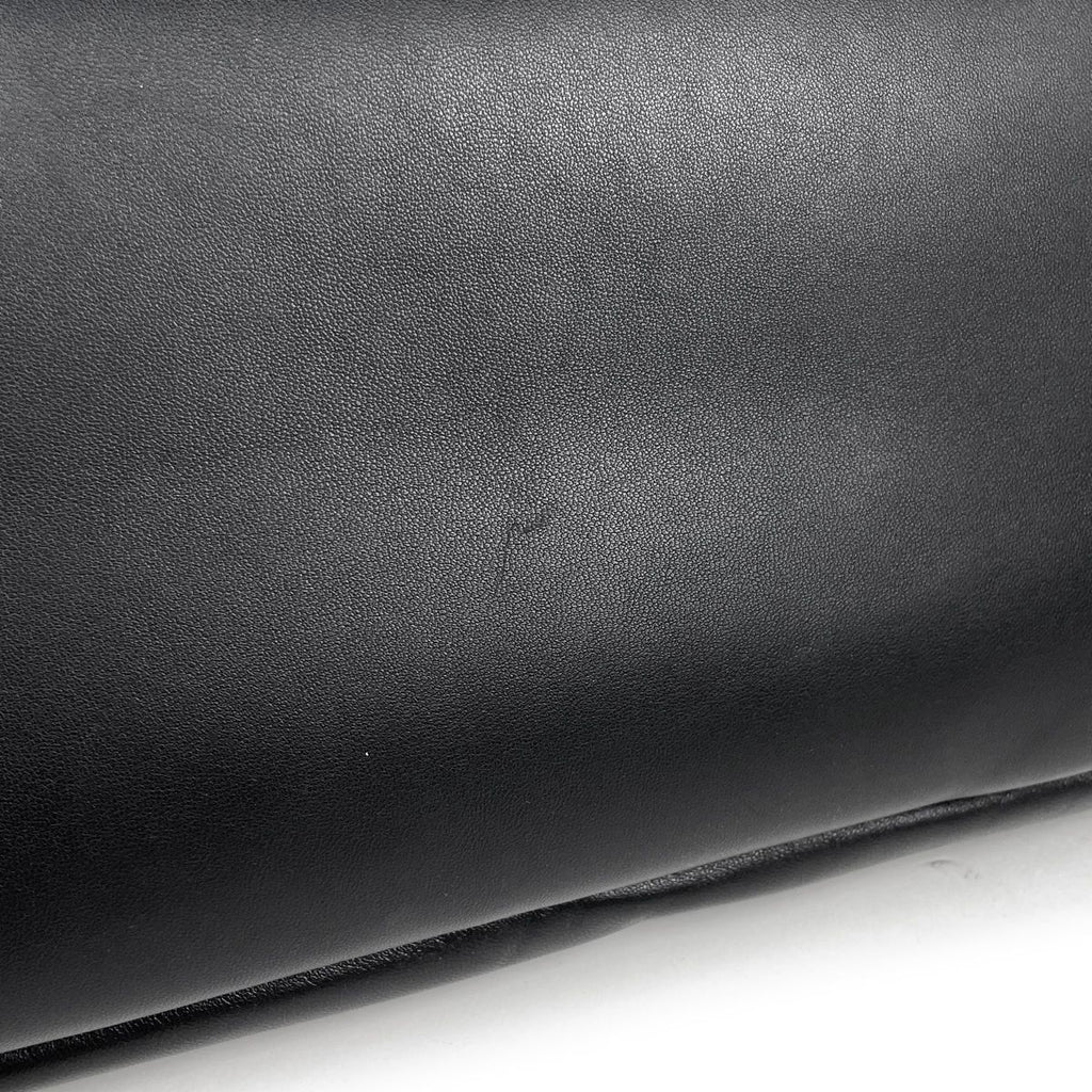 Saint Laurent Logo Tote Leather Black — view 4