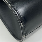 Dior Logo Handbag 2-Way Leather Black — view 3
