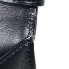 Dior Logo Handbag 2-Way Leather Black — view 8