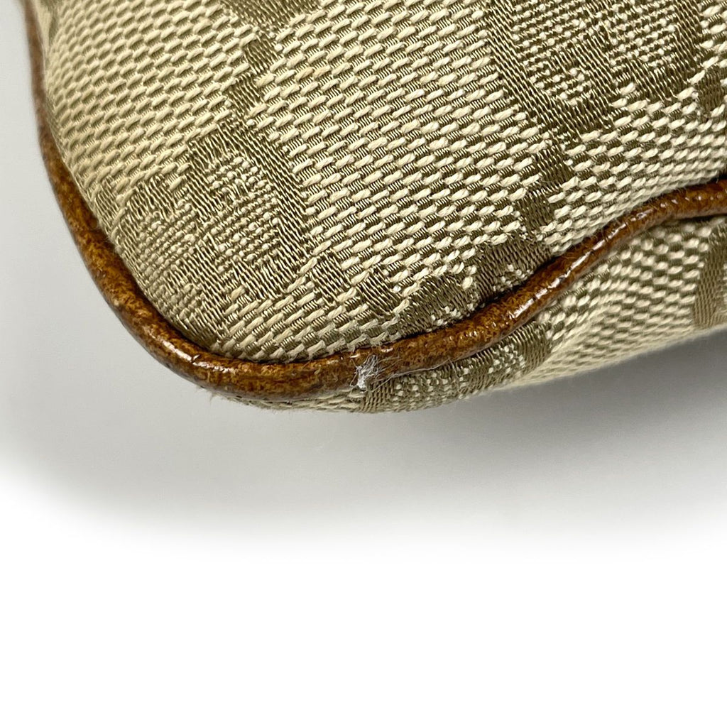 Gucci GG Pattern Shoulder Bag Canvas Beige — view 3