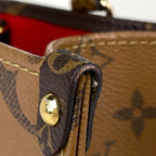 Louis Vuitton On The Go PM 2-Way Handbag Monogram Reverse Brown — view 4