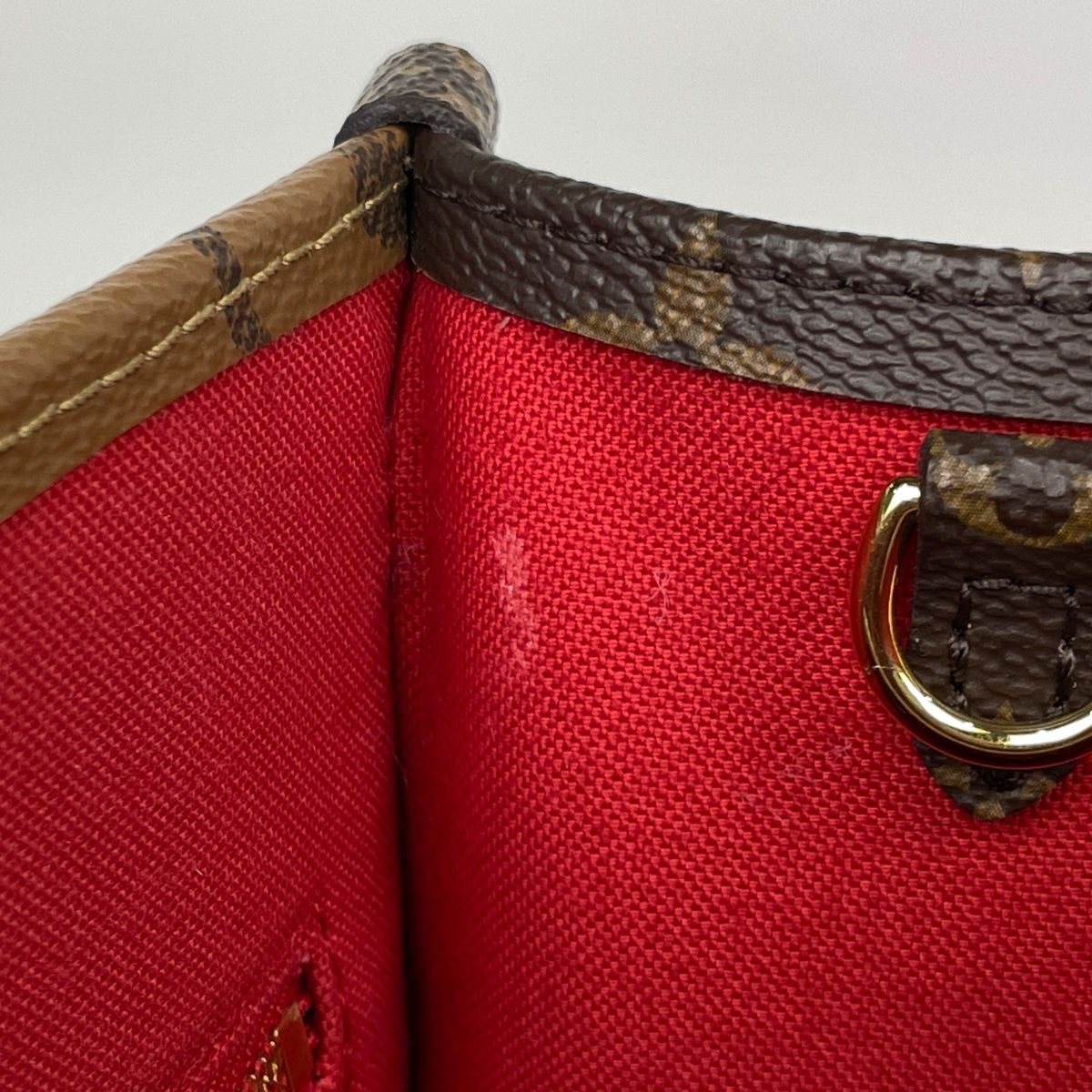 Louis Vuitton On The Go PM 2-Way Handbag Monogram Reverse Brown — view 8