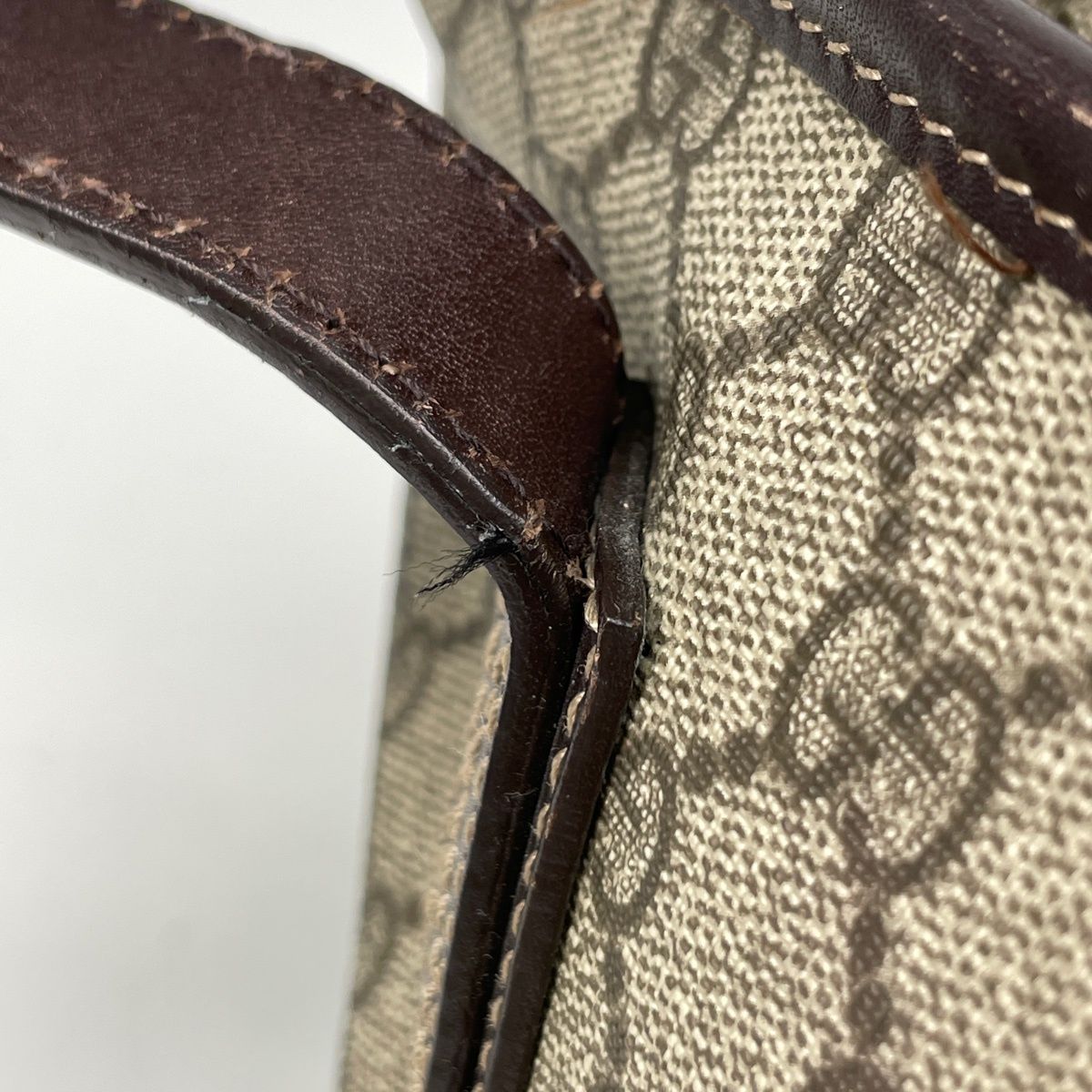 Gucci GG Pattern Tote Beige Brown — view 4