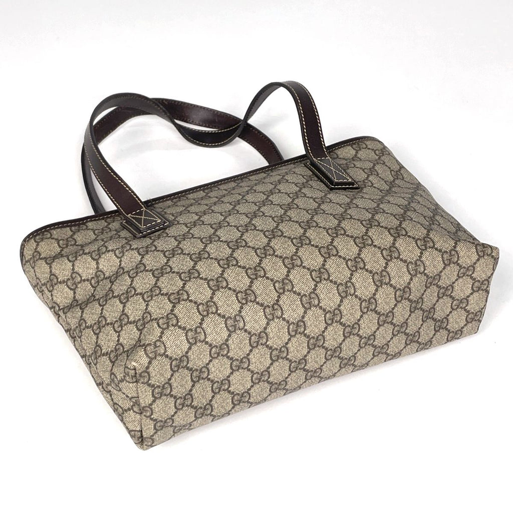 Gucci GG Pattern Tote Beige Brown — view 2