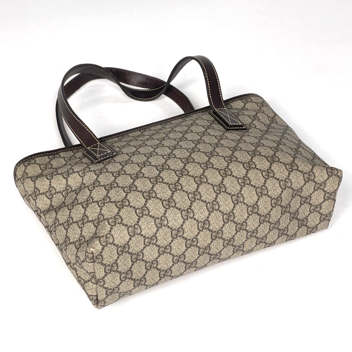 Gucci GG Pattern Tote Beige Brown — view 2