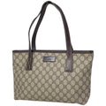 Gucci GG Pattern Tote Beige Brown