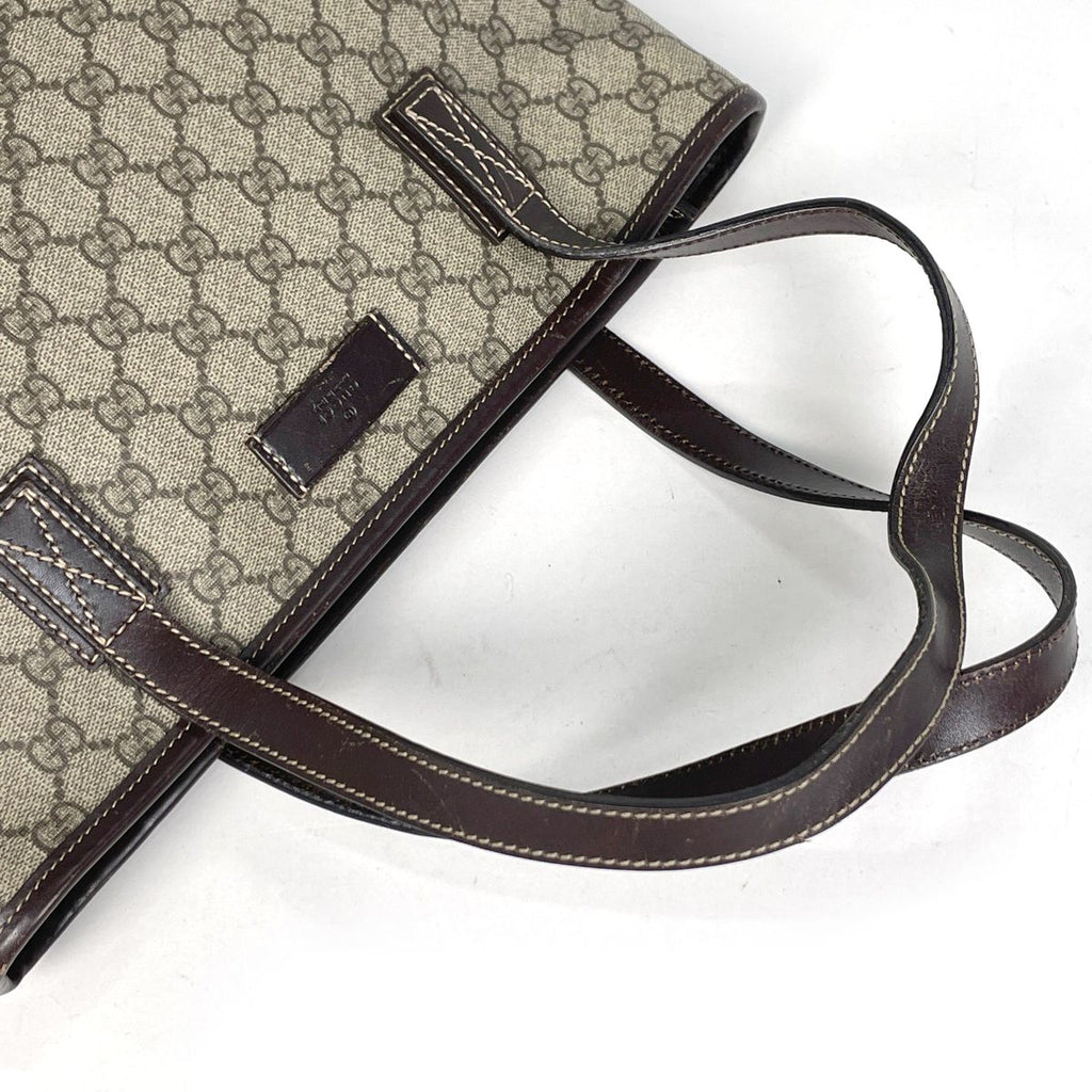 Gucci GG Pattern Tote Beige Brown — view 7