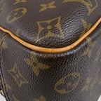 Louis Vuitton Deauville Handbag Bowling Vanity Monogram Brown — view 3