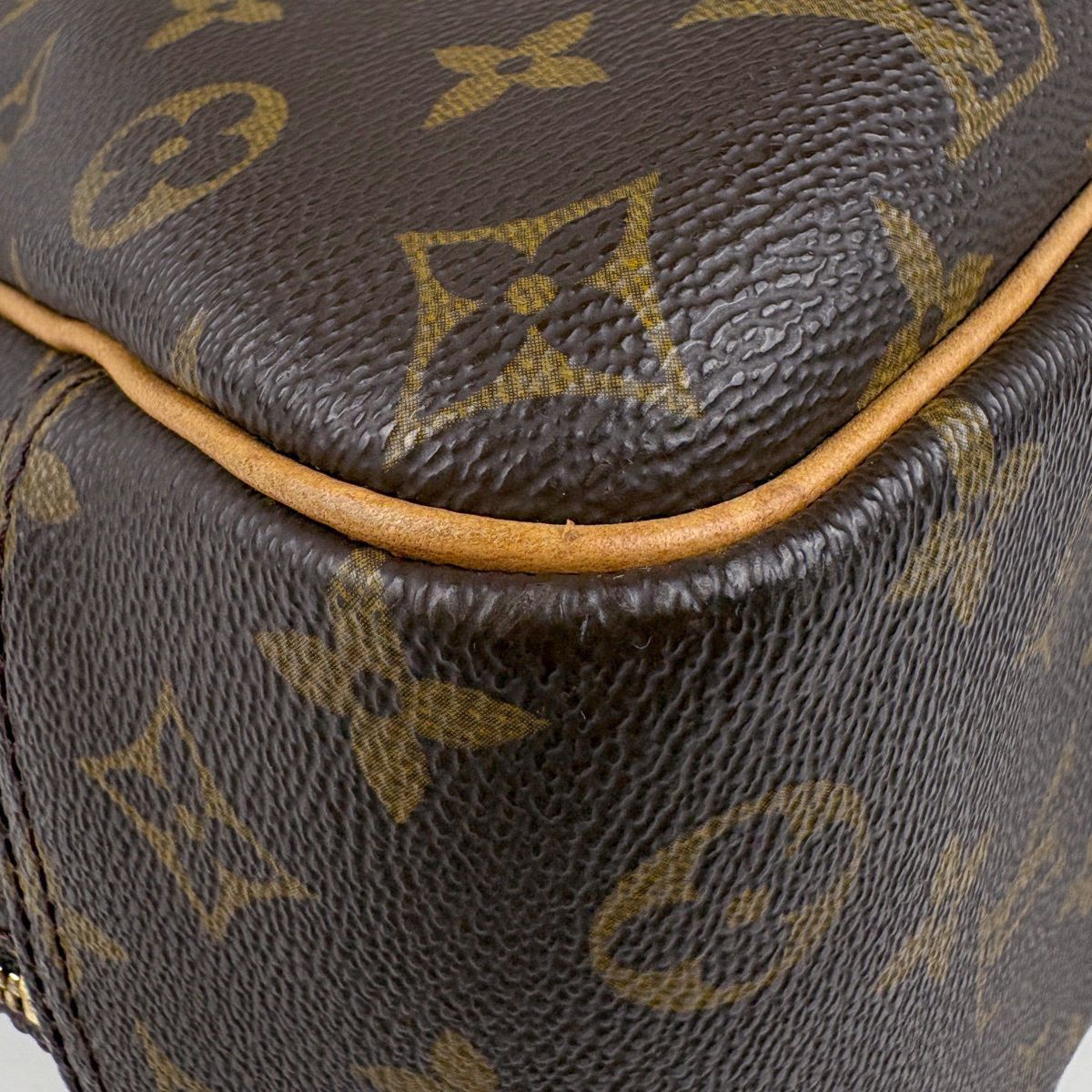 Louis Vuitton Deauville Handbag Bowling Vanity Monogram Brown — view 3