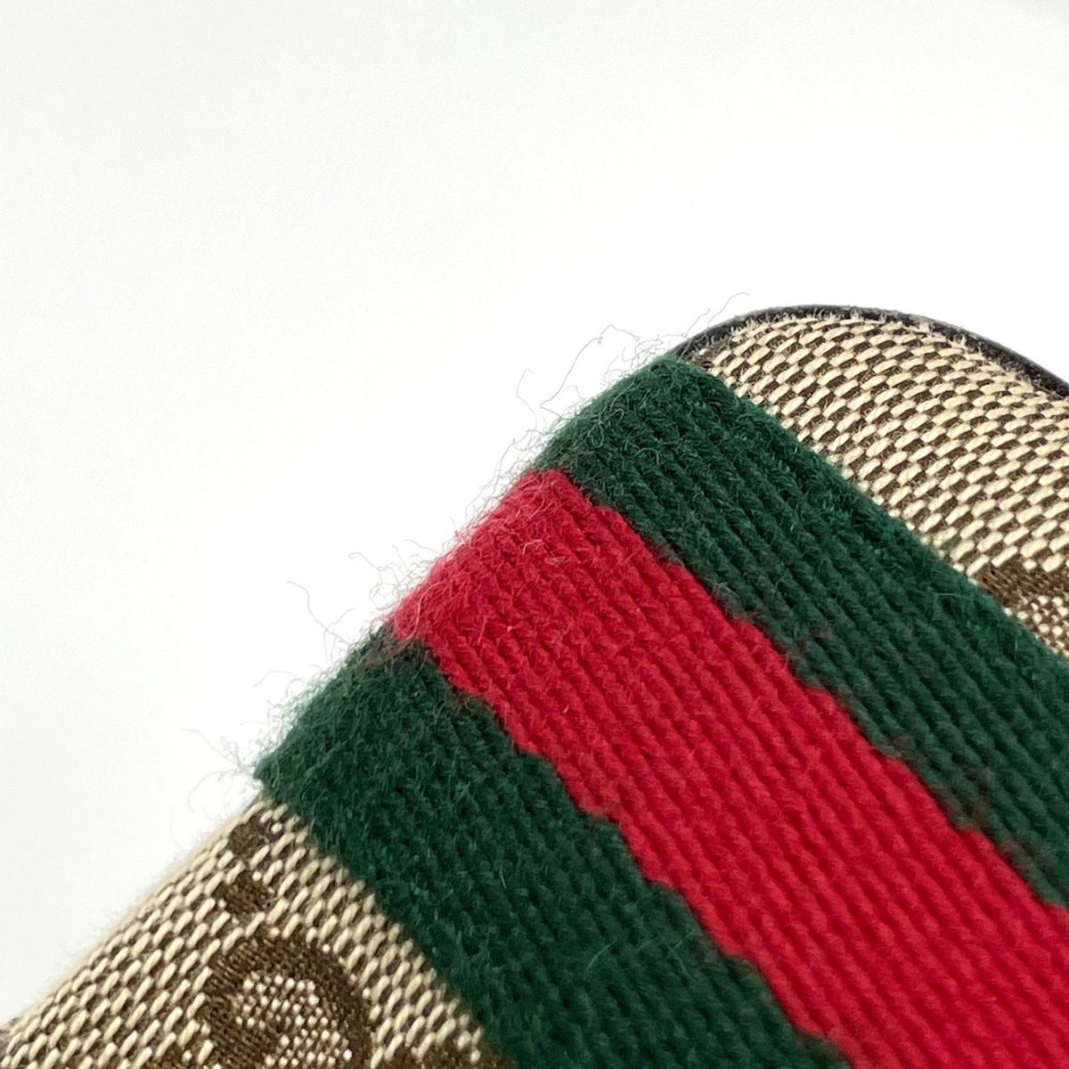 Gucci GG Pattern Shoulder Bag Sherry Line Web Canvas Brown — view 4