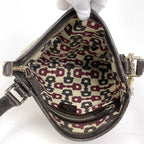 Gucci GG Pattern Shoulder Bag Sherry Line Web Canvas Brown — view 8