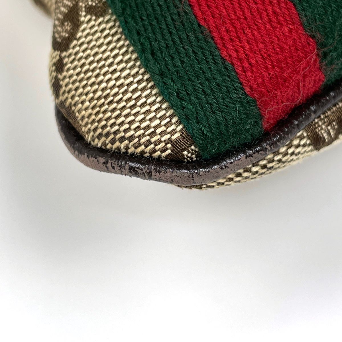 Gucci GG Pattern Shoulder Bag Sherry Line Web Canvas Brown — view 3