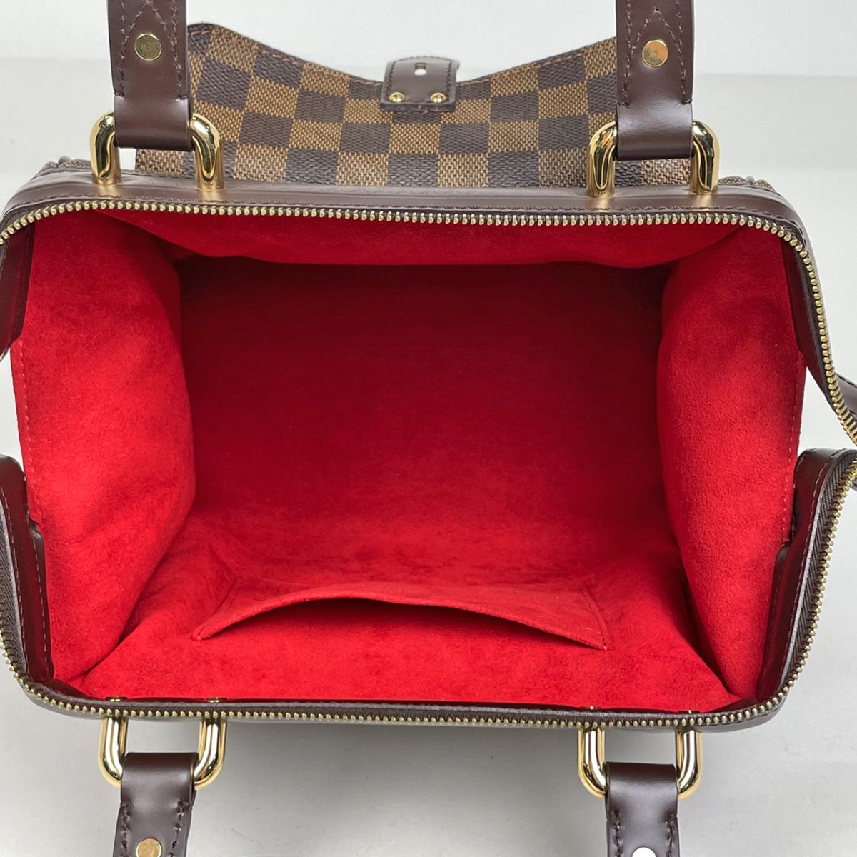 Louis Vuitton Knightsbridge Handbag Damier Brown — view 8
