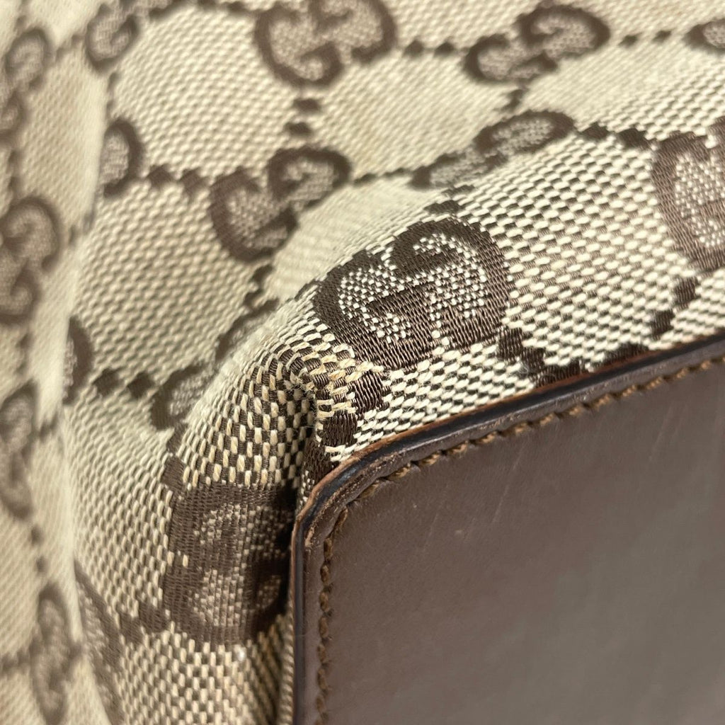 Gucci GG Pattern Tote Canvas Beige — view 3