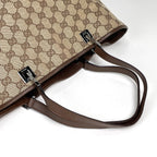 Gucci GG Pattern Tote Canvas Beige — view 6