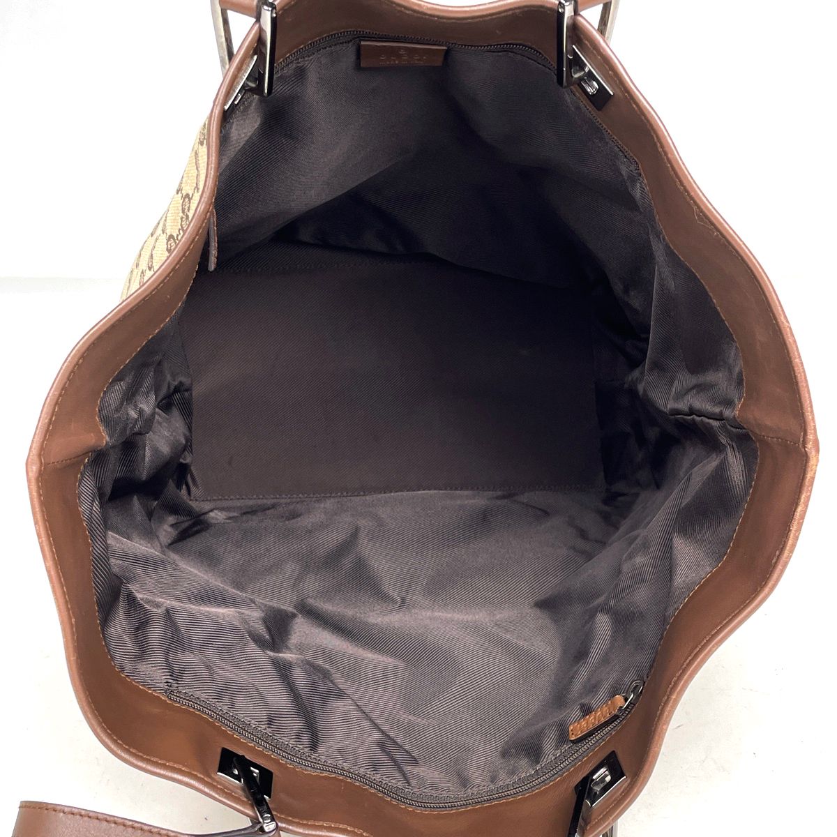 Gucci GG Pattern Tote Canvas Beige — view 7