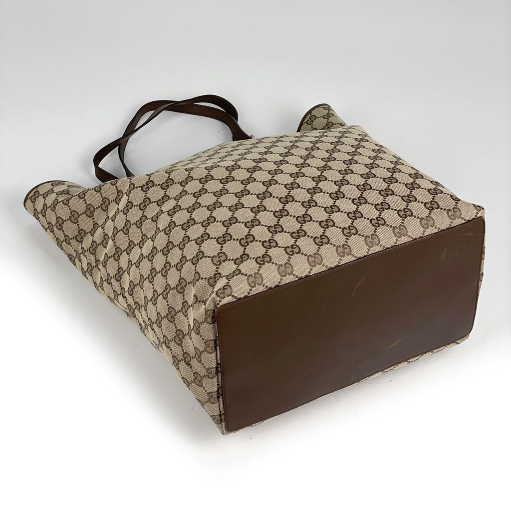 Gucci GG Pattern Tote Canvas Beige — view 2